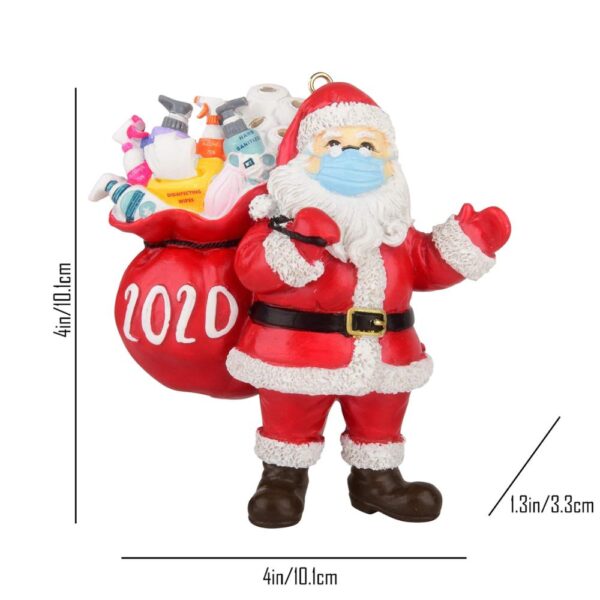 Quarantine Christmas Birthdays Party Decoration Gift Product Personalized Hanging Ornament Pandemic Social Distancing Navidad 5