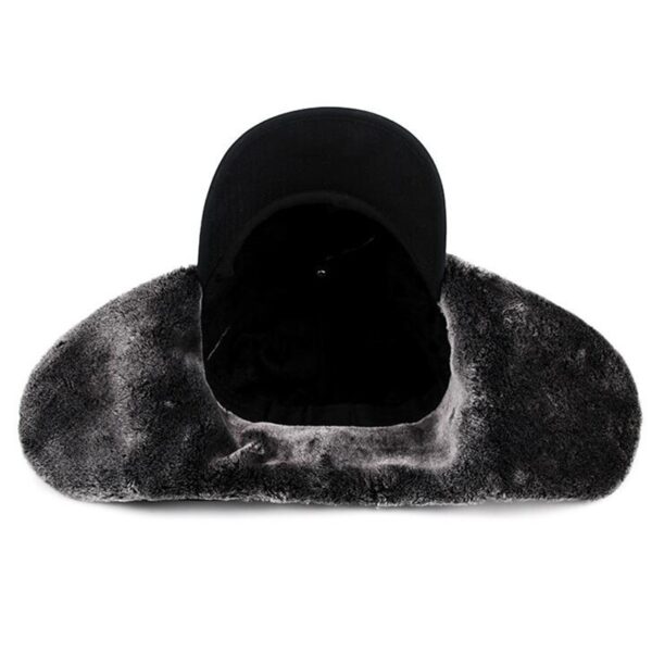 SHALUOTAOTAO ترند کلاه بمب افکن حرارتی زمستانی مردانه زنانه محافظ گوش محافظ صورت ضد باد کلاه اسکی مخملی 5