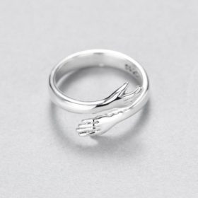 Silver Hug Ring - image 4