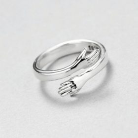 Silver Hug Ring - image 1