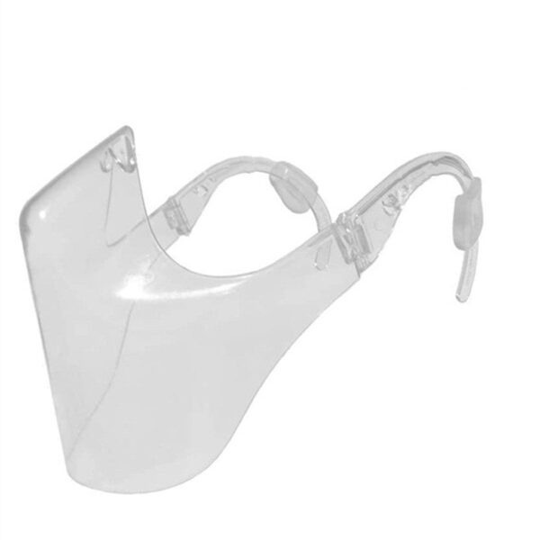 Transparent Mask Masque Women Men Durable Mask Face Shield Combine Plastic Reusable Clear Window Mouth Face 2