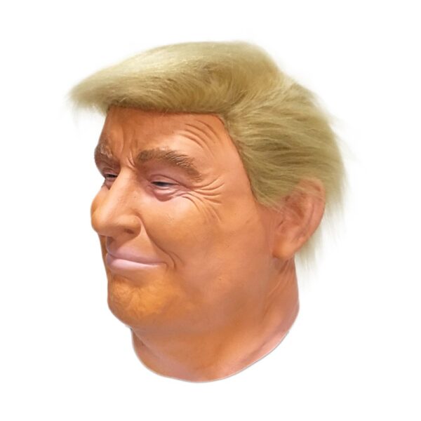 Trump Latex Animal full Head face human Mask for Mask Festival Halloween Easter Costume Party cosplay 4