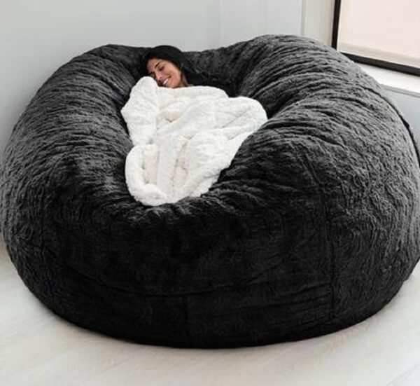 дропшиппінг хутряний гігант знімний крісло-мішок, що можна прати, покривало на ліжко, меблі для вітальні, ледачий диван, пальто 1.jpg 640x640 1