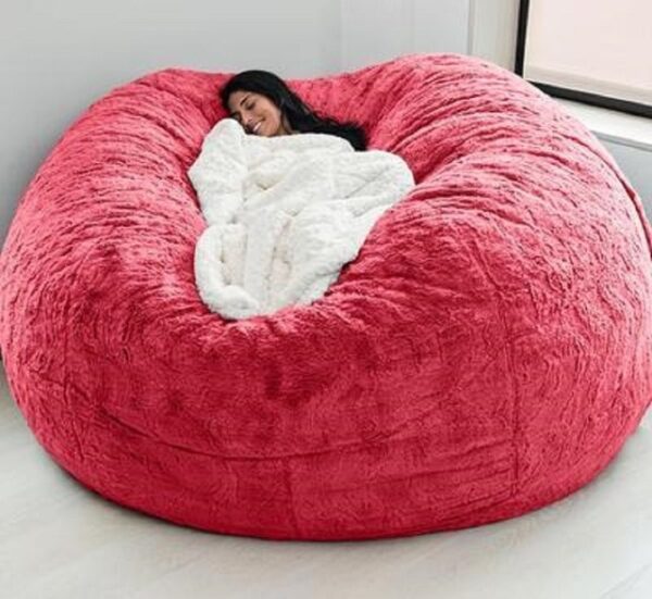 dropshipping fur giant removable washable bean bag bed cover living room furniture lazy sofa coat 3.jpg 640x640 3