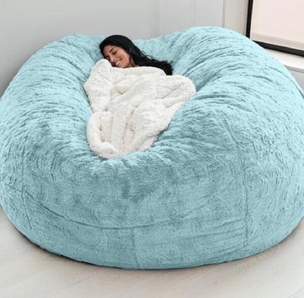 dropshipping fur giant removable washable bean bag bed cover living room furniture lazy sofa coat 5.jpg 640x640 5