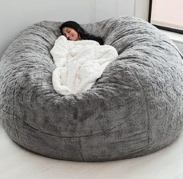 dropshipping fur giant removable washable bean bag bed cover living room furniture lazy sofa coat.jpg 640x640