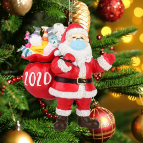 2020 Quarantine Christmas Tree Pendant - image 4
