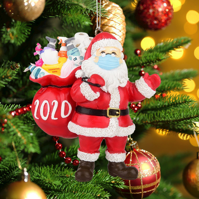 2020 Quarantine Ornaments Christmas Tree Hanging Pendant Holiday Decorations WW 