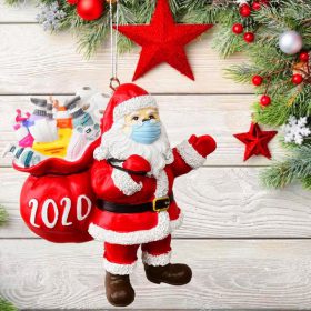 2020 Quarantine Christmas Tree Pendant - image 1