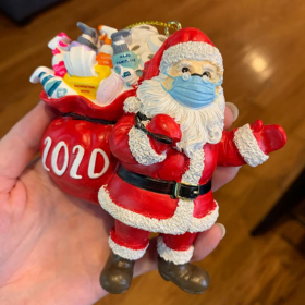 2020 Quarantine Christmas Tree Pendant - image 3