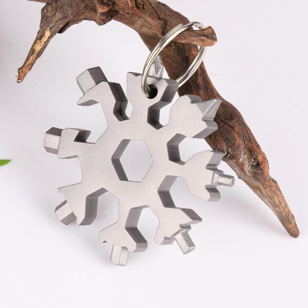 18 in 1 edc multi tool Snowflake Multi tool Card Combination Compact Multifunction Screwdriver Stainless Steel 1