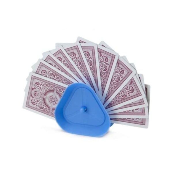 4pcs set Triangle Shaped Hands Free Playing Card Holder Board Game Poker Seat Lazy Poker Base 3