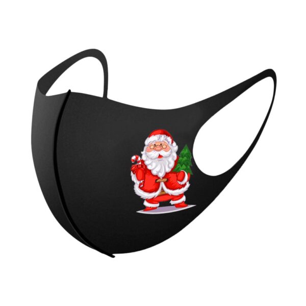 5PC Face Mask Quick Dry Reusable Washable Protection Cover Breathable Mask Adults Europe Christmas dog Mascarilla 4