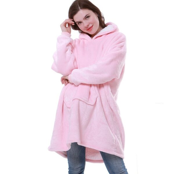 Κουβέρτα με μανίκια Γυναικείες μπλούζες με κουκούλα Φούτερ ζεστό φούτερ με κουκούλα Γιγαντιαία κουβέρτα τηλεόρασης Γυναικεία κουκούλα με ρόμπα 11.jpg 640x640 11