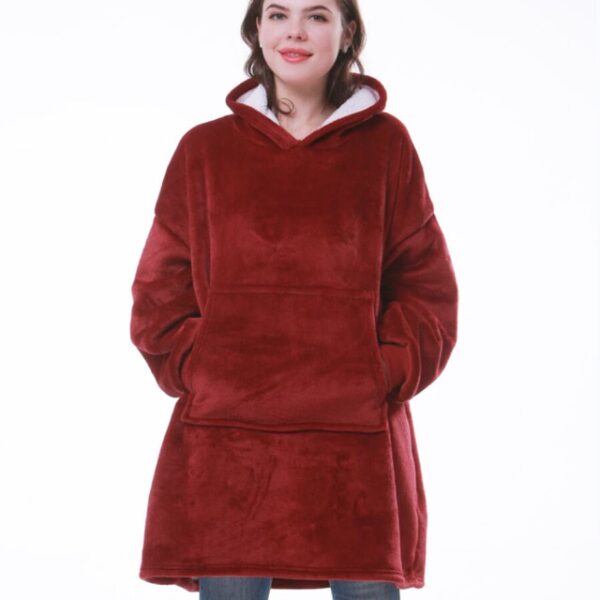 Blanket with Sleeves Women Oversized Hoodie Fleece Warm Hoodies Sweatshirts Giant TV Blanket Women Hoody Robe 12.jpg 640x640 12