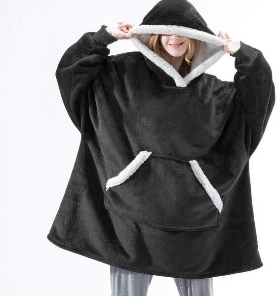 Blanket with Sleeves Women Oversized Hoodie Fleece Warm Hoodies Sweatshirts Giant TV Blanket Women Hoody Robe 13.jpg 640x640 13