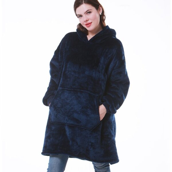 Blanket with Sleeves Women Oversized Hoodie Fleece Warm Hoodies Sweatshirts Giant TV Blanket Women Hoody Robe 2.jpg 640x640 2