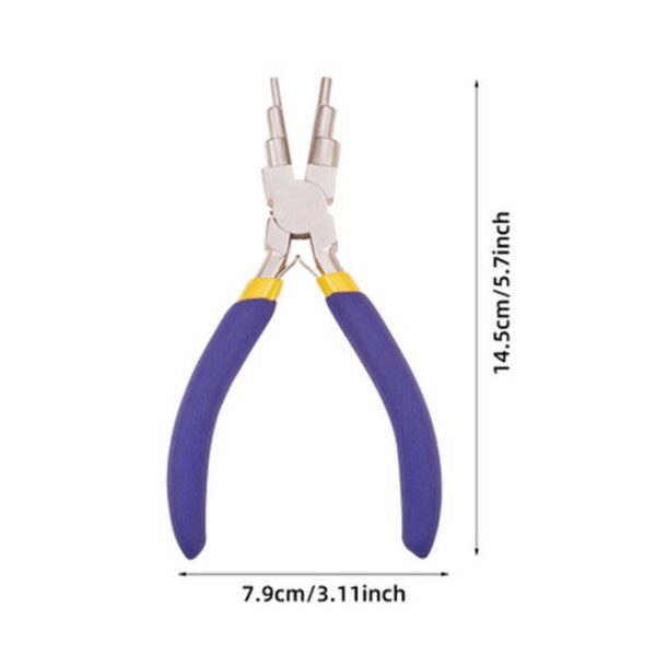 ʻO ka hao hao pōʻai ihu pōʻai Diy Nickel Iron Pliers Wholesale Hand Tools Jewelry Accessories Making Six 5