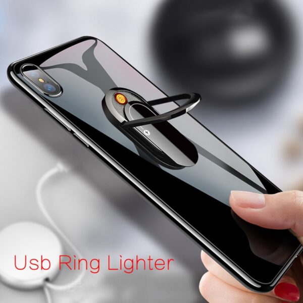 Creative USB cigarette lighter can do mobile phone bracket Charging lighter multi function cigarettes accessories Gift