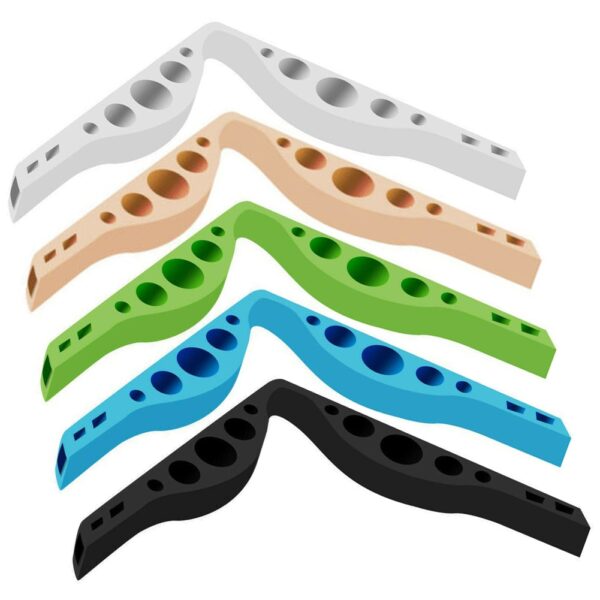 Fleksibilne izdržljive naočale protiv zamagljivanja Modne mekane silikonske kopče za most Extensile maska ​​Stezaljka držač naočala 1
