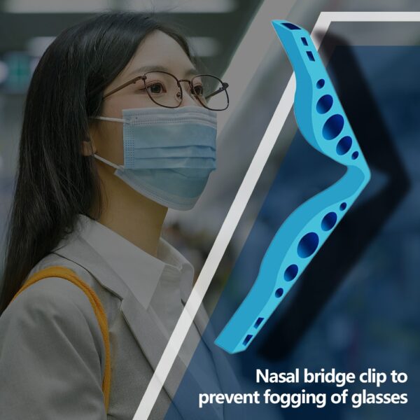 Makaanianiani Ho'opa'a Pa'i Pa'i Pa'i Pa'i Pa'i Silicone Nose Bridge Clip Extensile Mask Clamp Pa'a Maka Maka 4