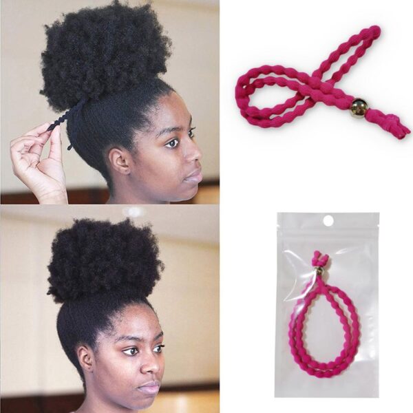 Hair Bands Adjustable Length Hairband Long Cushioned Headband Ties for Women with Thick Braided Kinky Curly 1