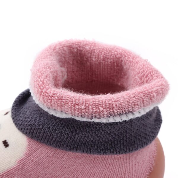 Knit Booties Unisex Baby Schong Éischt Schong Baby Walkers Kleeder Éischt Walker Baby Girl Kanner Soft 4