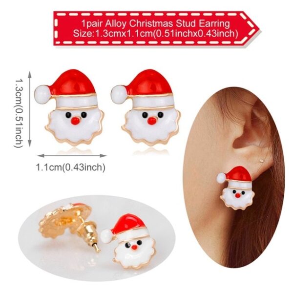 Merry Christmas 2020 Noel Earring Pendant Christmas Gift s Ornaments Christmas Decor for Home New Year 10.jpg 640x640 10