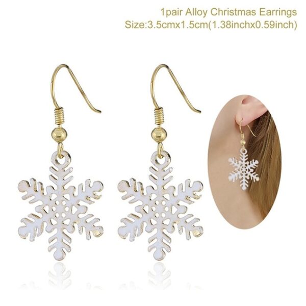 Merry Christmas 2020 Noel Earring Pendant Christmas Gift s Ornaments Christmas Decor for Home New Year 3.jpg 640x640 3