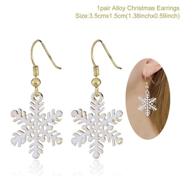Merry Christmas 2020 Noel Earring Pendant Christmas Gift s Ornaments Christmas Decor for Home New Year 3.jpg 640x640 3