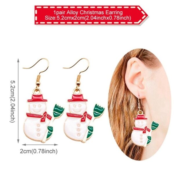 Merry Christmas 2020 Noel Earring Pendant Christmas Gift s Ornaments Christmas Decor for Home New Year 4.jpg 640x640 4