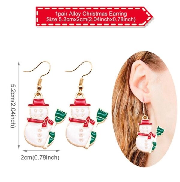 Merry Christmas 2020 Noel Earring Pendant Christmas Gift s Ornaments Christmas Decor for Home New Year 4.jpg 640x640 4