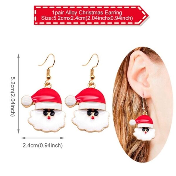 Merry Christmas 2020 Noel Earring Pendant Christmas Gift s Ornaments Christmas Decor for Home New Year 5.jpg 640x640 5
