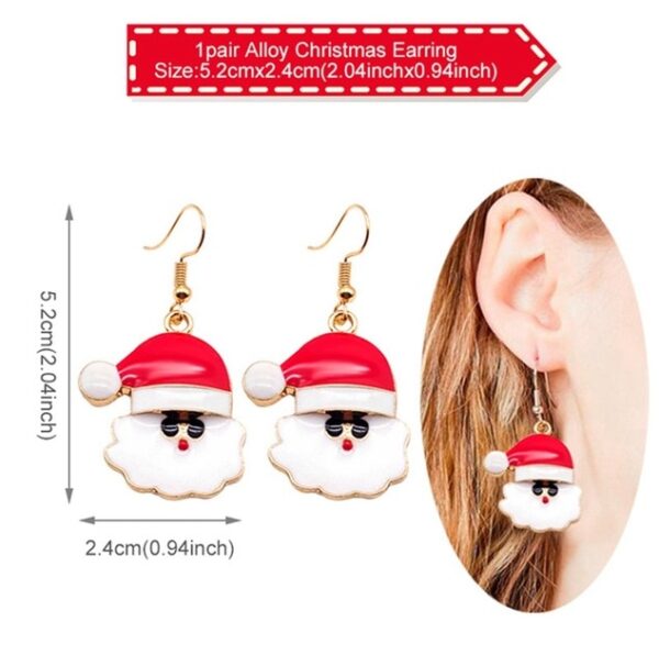 Merry Christmas 2020 Noel Earring Pendant Christmas Gift s Ornaments Christmas Decor for Home New Year 5.jpg 640x640 5