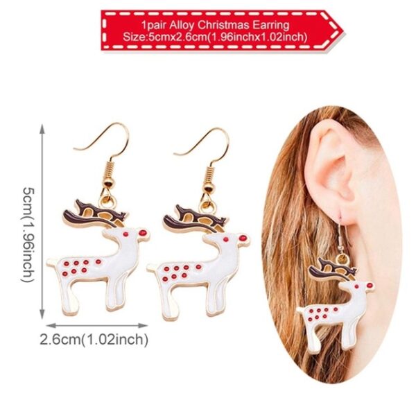 Merry Christmas 2020 Noel Earring Pendant Christmas Gift s Ornaments Christmas Decor for Home New Year 7.jpg 640x640 7