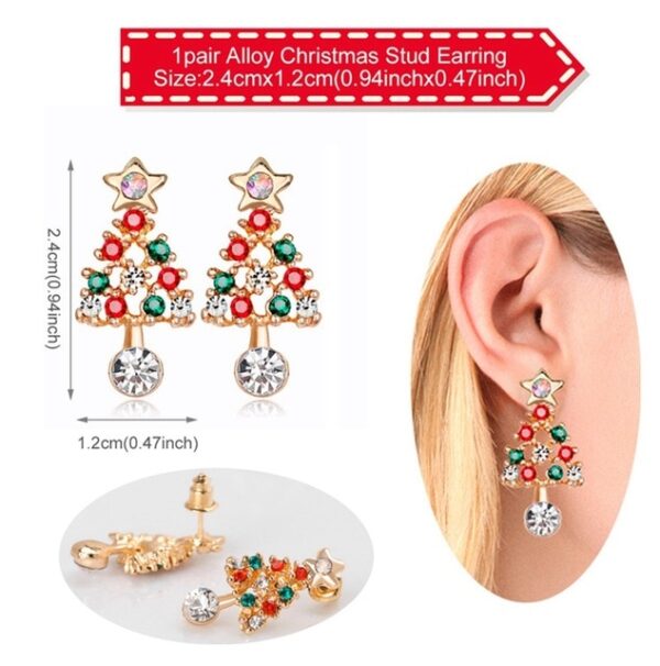 Merry Christmas 2020 Noel Earring Pendant Christmas Gift s Ornaments Christmas Decor for Home New Year 9.jpg 640x640 9