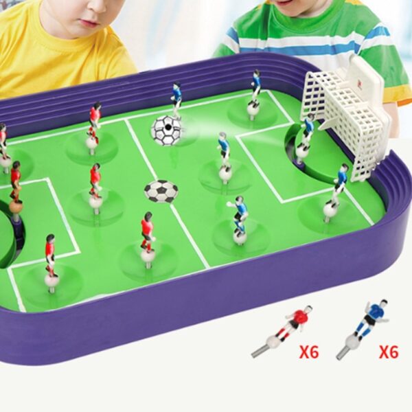 Mini Table Soccer Set Children Sports Toy Football Game Desktop Soccer Field Model Kids Boys Soccer 4
