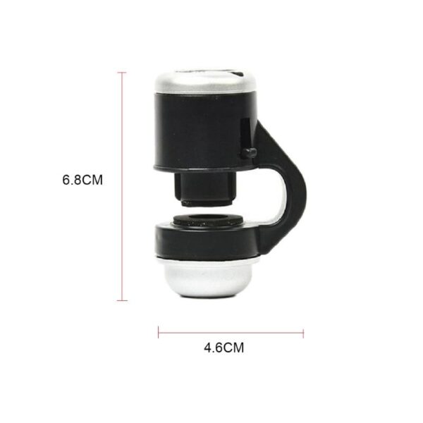 Mobile Phone External Microscope Head LED Light 30 Times HD Micro Fisheye Magnifying Glass Jewelry Jade 4
