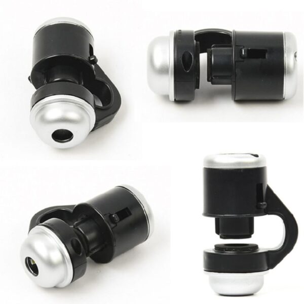 Mobile Phone External Microscope Head LED Light 30 Times HD Micro Fisheye Magnifying Glass Jewelry Jade