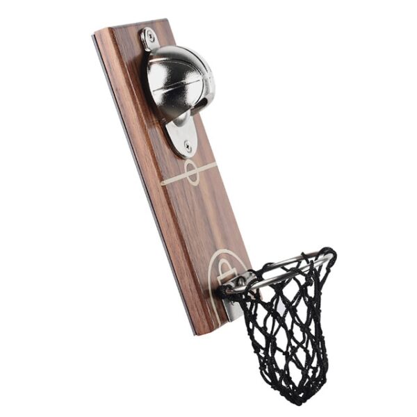 Multifunction Bottle Opener Wall Mount Basketball Opener Embedded Solid Wood Fridge Magnet Kitchen Tools Can Wine 1.jpg 640x640 1