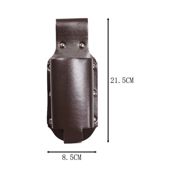 New 1pc Holster Portable Bottle Waist Beer Belt Bag Handy PU Leather Wine Bottles Beverage Can 5