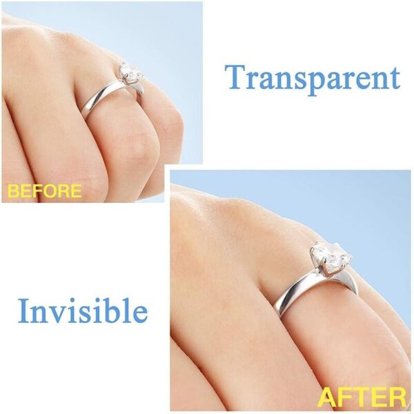 Ring Re sizer 1 SET Invisible Ring Size Adjuster 8 Ukuran Silikon Invisible Ring Size Adjuster 1