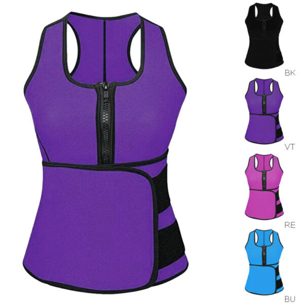 S 4XL Body Shaper Men Women Plus Size Waist Trainer Shapewear Vest Workout Neoprene Slim Sweat