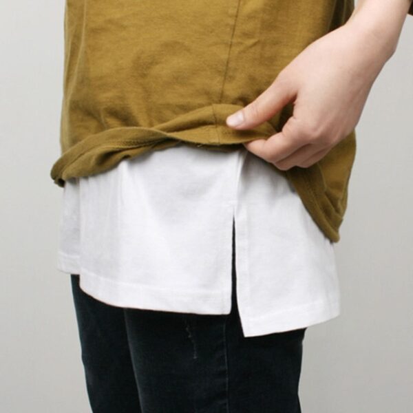 स्प्रिंग समर एक शर्ट झूठी मिनी स्कर्ट दिखाएँ पतली छोटी स्कर्ट नकली हेम आधा शरीर बेफ्री 3.jpg 640x640 3