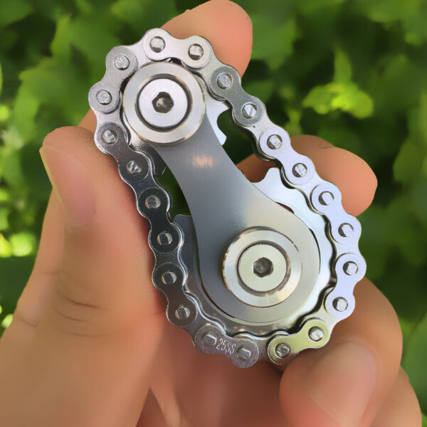 Pignons volant d'inertie bout du doigt gyroscope pignons chaînes EDC métal jouet chaîne d'engrenage gyroscope livraison directe pignon Roadbike 6