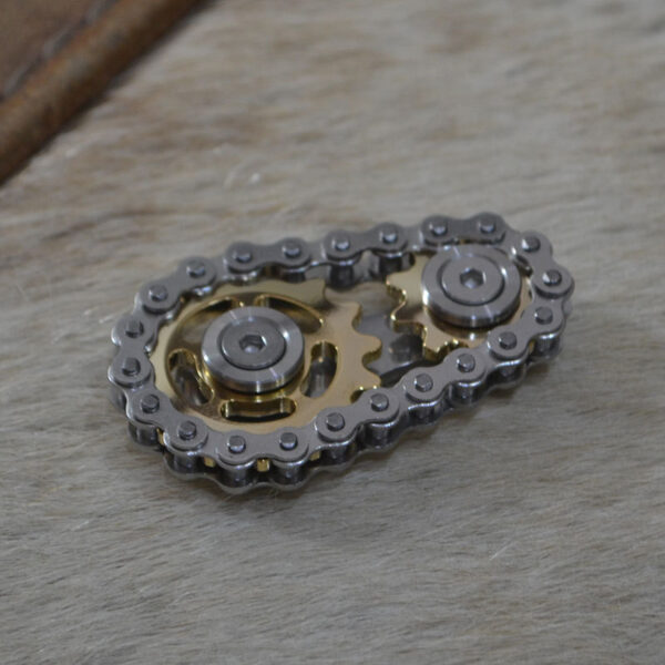 Tandwielen Vliegwiel Vingertop Gyro Tandwielen Kettingen EDC Metalen Speelgoed Gear Chain Gyro Drop Ship Tandwiel Racefiets 9