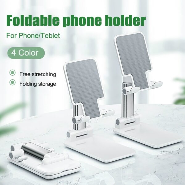 Universal Foldable Runhare Rutsigiro Desk Nharembozha Inobata Inomira Ye iPhone iPad Inogadziriswa Metal Desktop