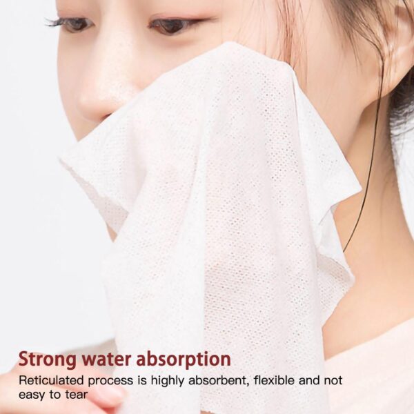 100pcs Disposable Pure Cotton Compressed Portable Travel Face Towel Water Wet Wipe Washcloth Napkin Outdoor Moistened 3