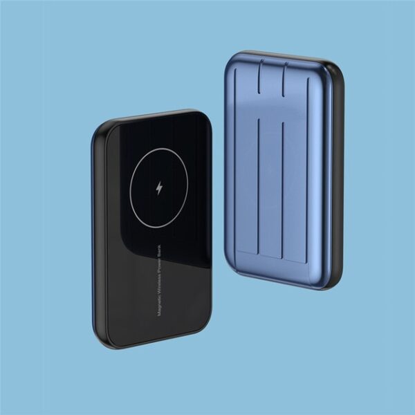Magsafe iphone 15 12pro Max 12 mini Ultra Thin 용 12W 자기 충전기 전원 은행