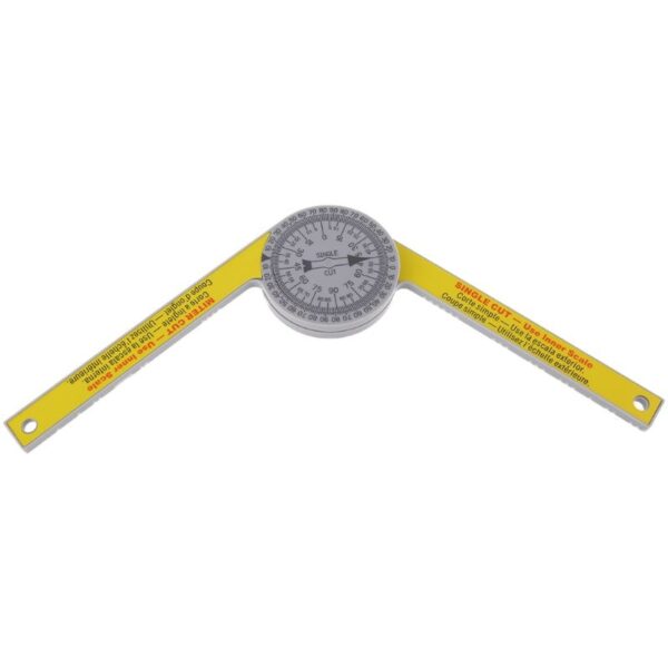 175mm 7 Miter Saw Protractor with Miter Cut Single Cut for carpenter plumber angle gauge woodworking 2